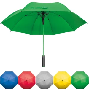 grüner Regenschirm
