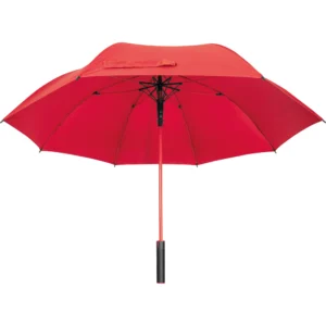 roter Regenschirm